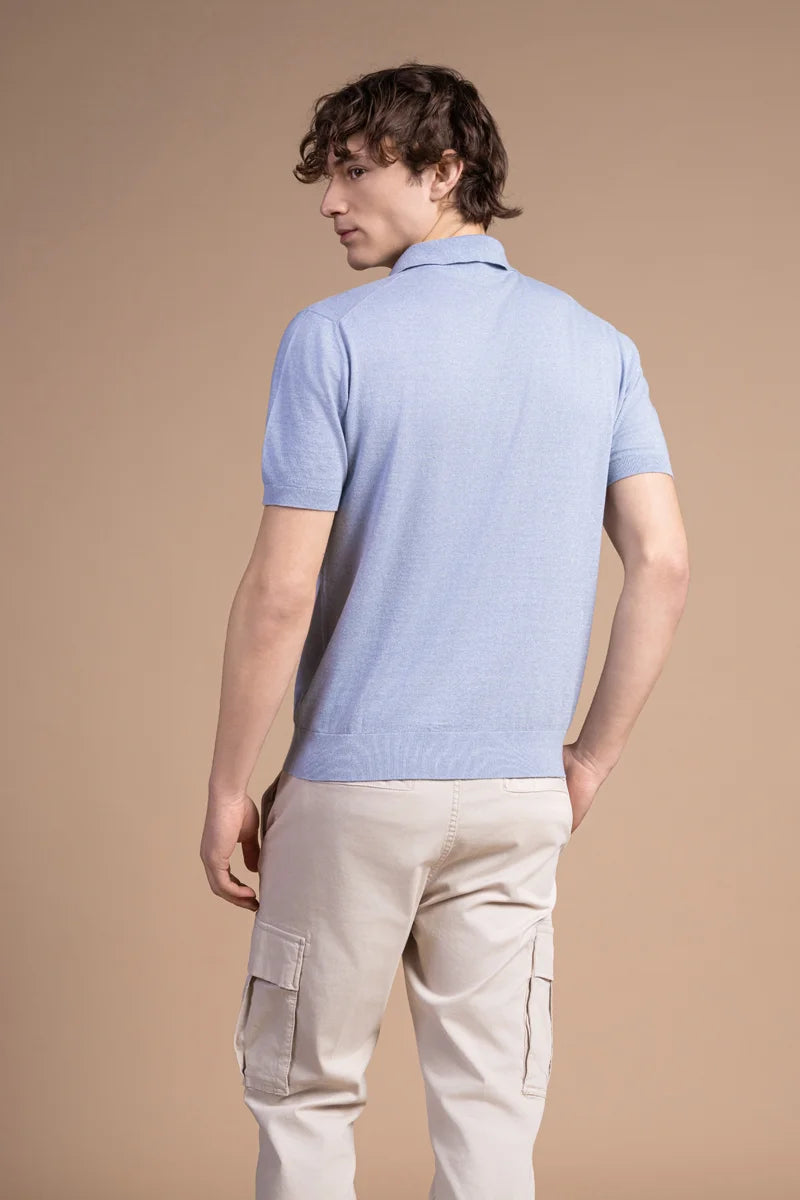 Polo sablé Lino Cotone
