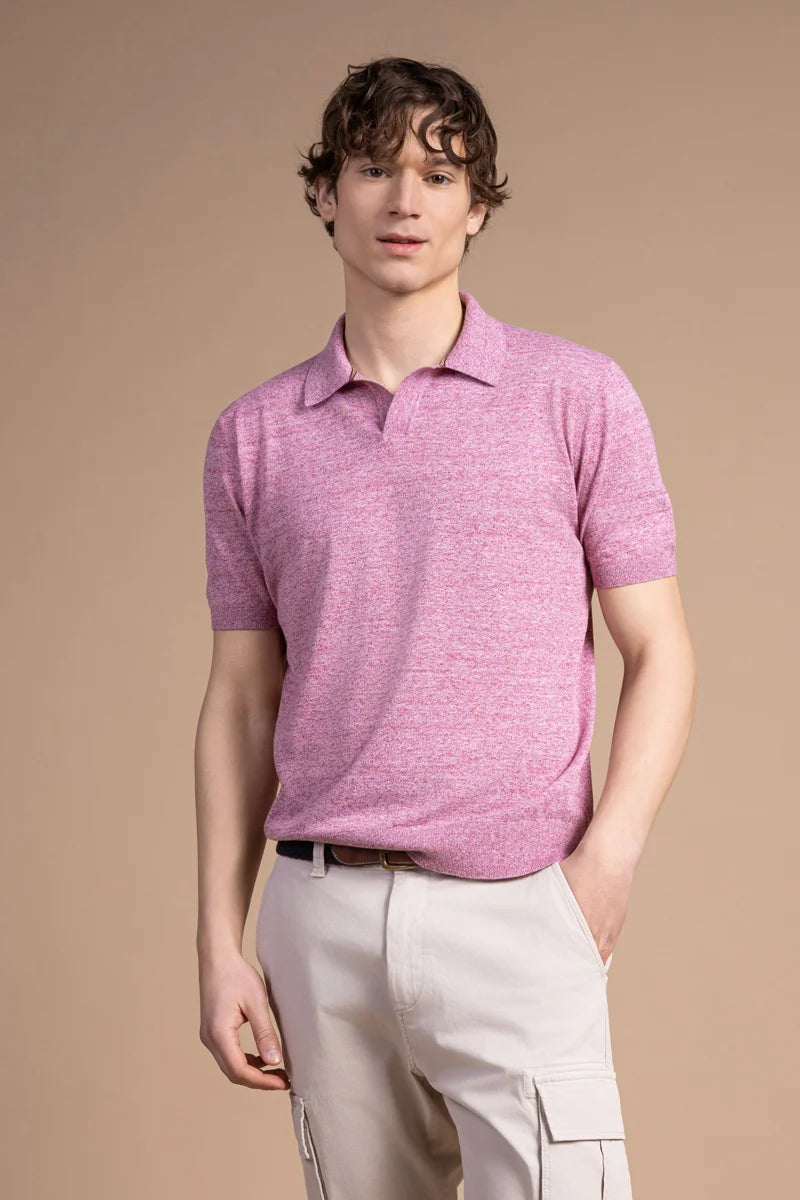 Polo sablé Lino Cotone