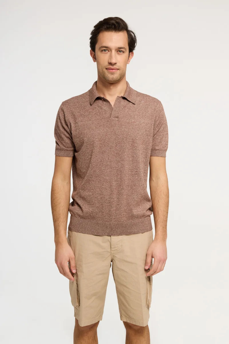 Polo sablé Lino Cotone