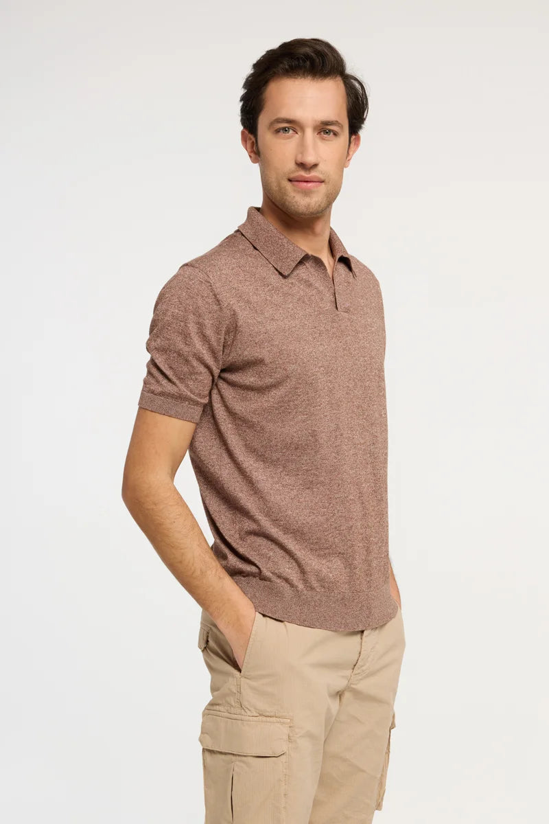 Polo sablé Lino Cotone