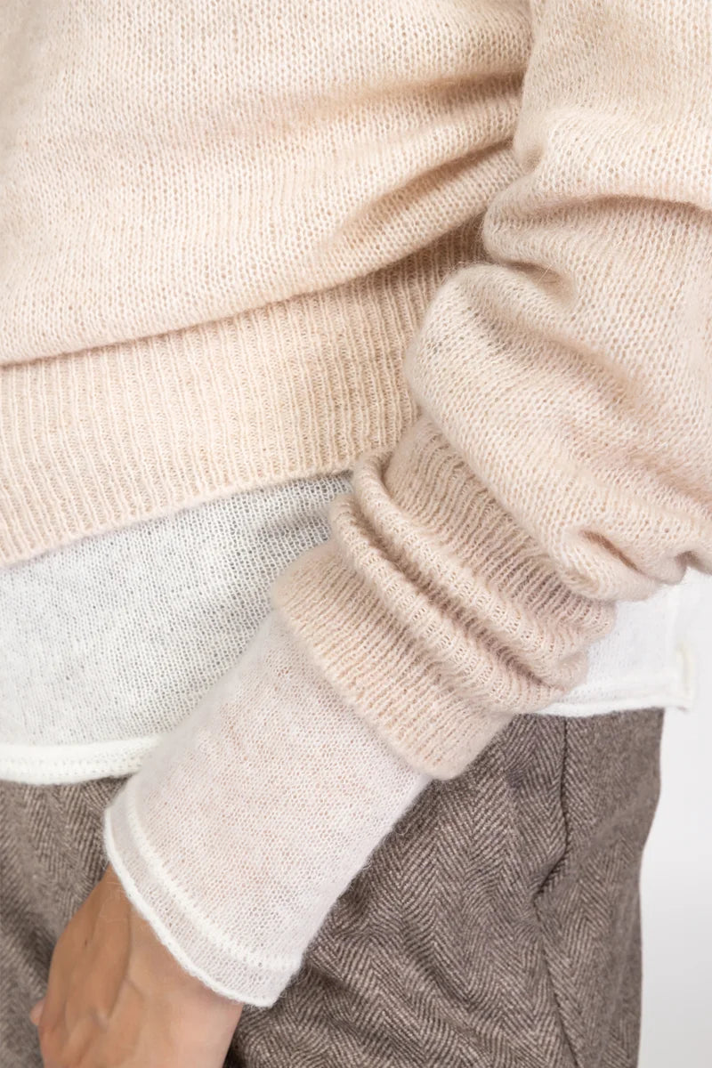 Maglia in Alpaca stile polo