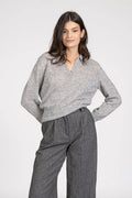 Maglia in Alpaca stile polo