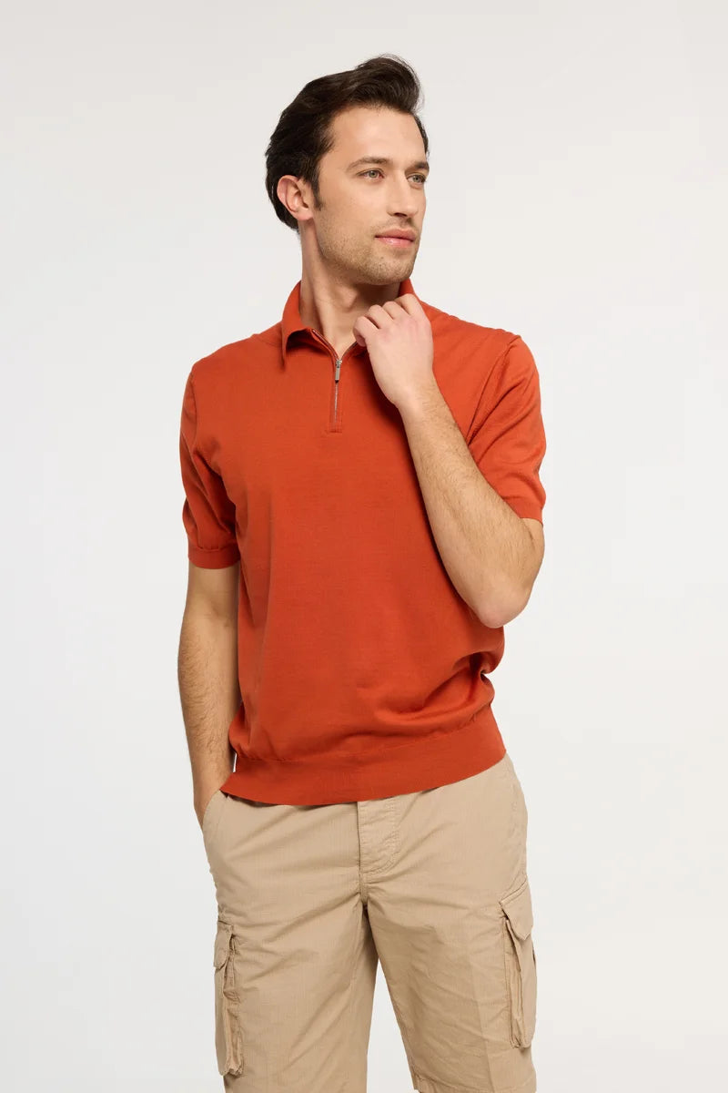 Polo zip Cotone Suvin