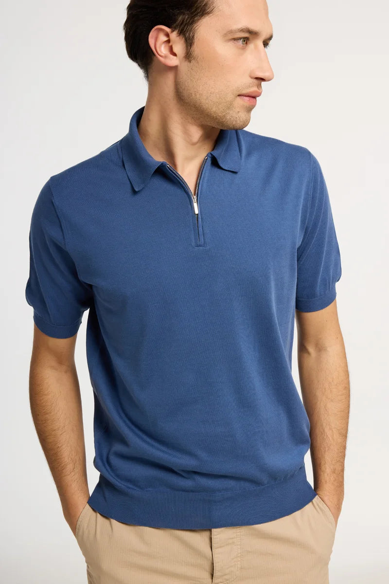 Polo zip Cotone Suvin