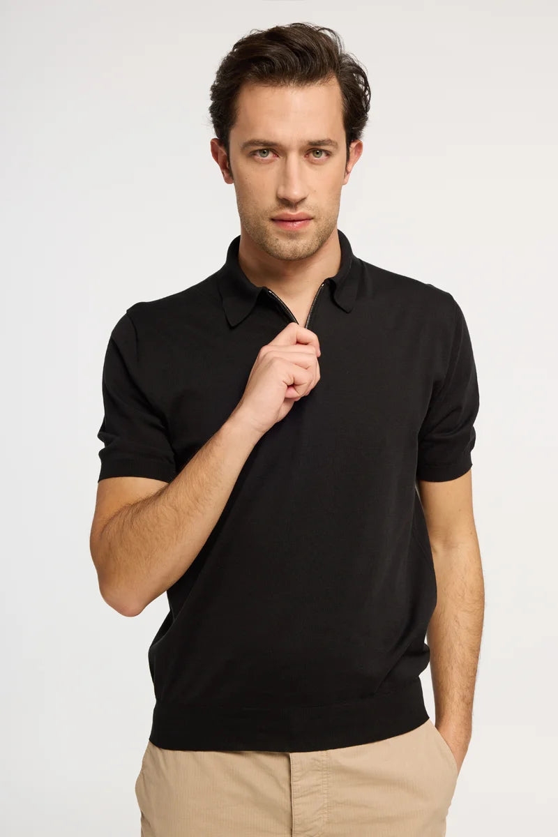 Polo zip Cotone Suvin