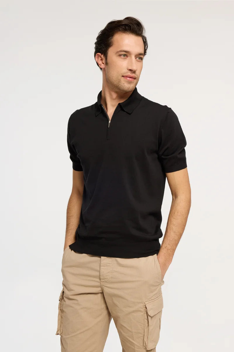 Polo zip Cotone Suvin