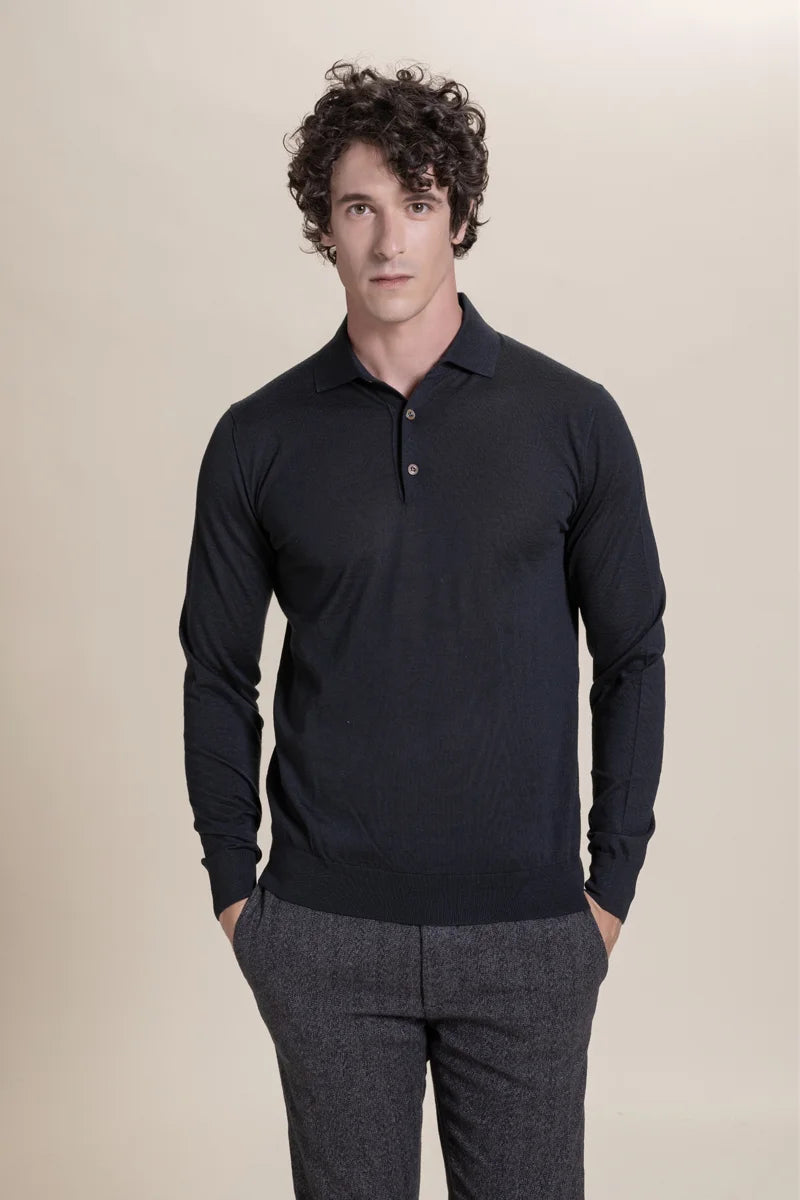 Polo ultrafine 100% Cashmere 2 fili