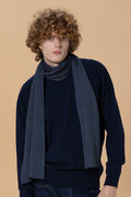 Sciarpa jacquard Lana Seta