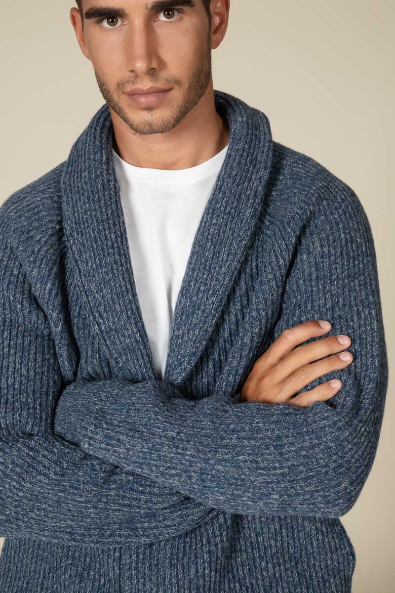 "Sean" cardigan costa inglese Cashmere blend