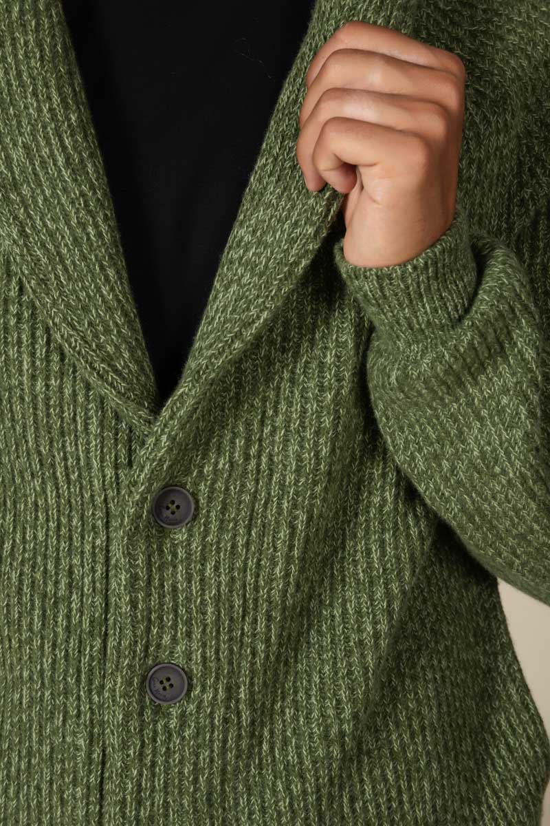 "Sean" cardigan costa inglese Cashmere blend
