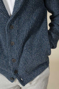 "Sean" cardigan costa inglese Cashmere blend