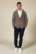 "Sean" cardigan costa inglese Cashmere blend