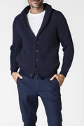 "Sean" cardigan costa inglese Cashmere blend