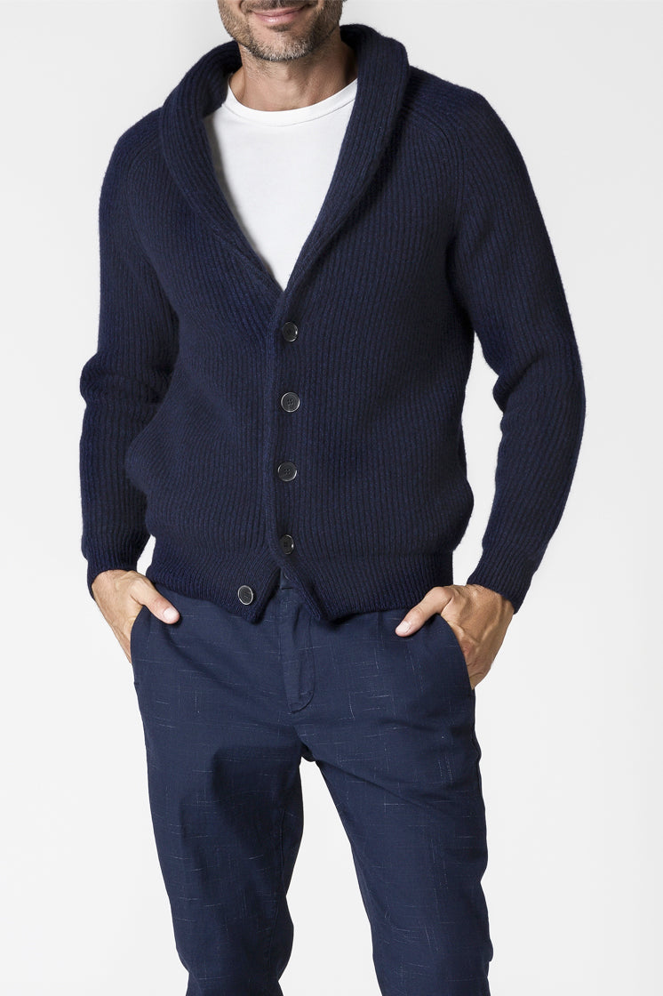 "Sean" cardigan costa inglese Cashmere blend