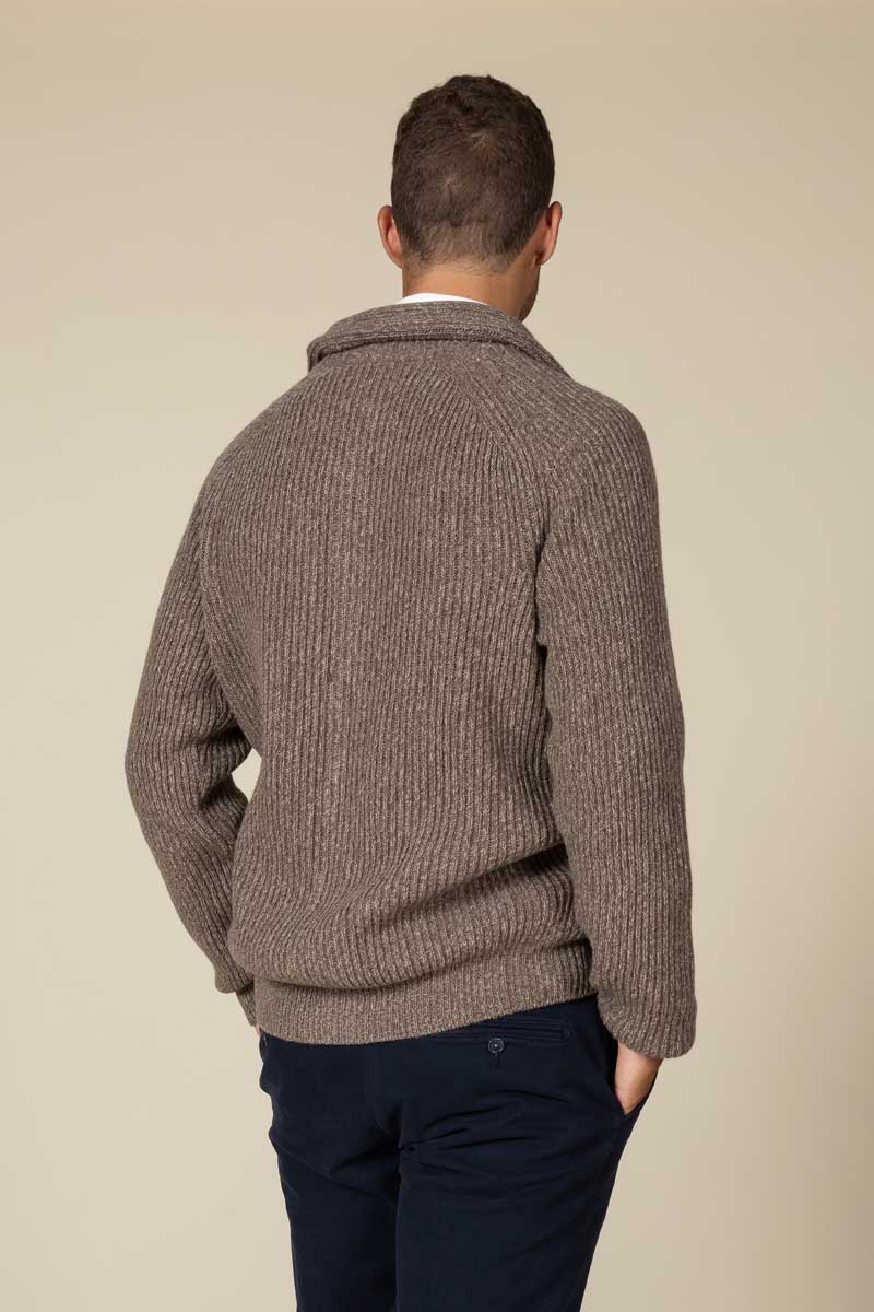 "Sean" cardigan costa inglese Cashmere blend