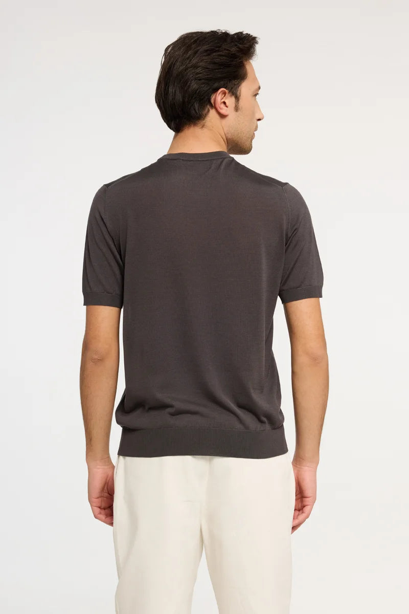 T-shirt in maglia di Seta Extralight
