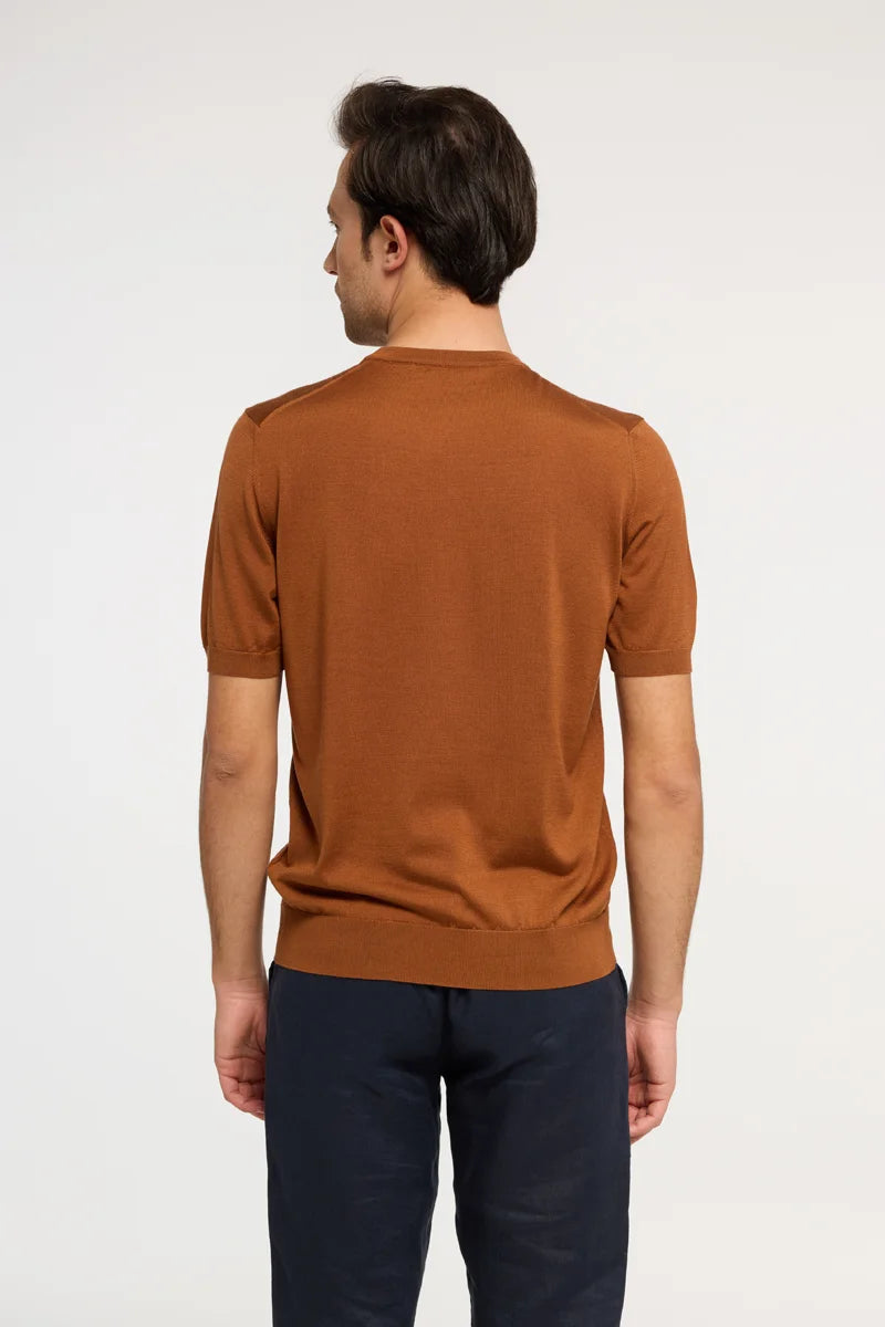 T-shirt in maglia di Seta Extralight