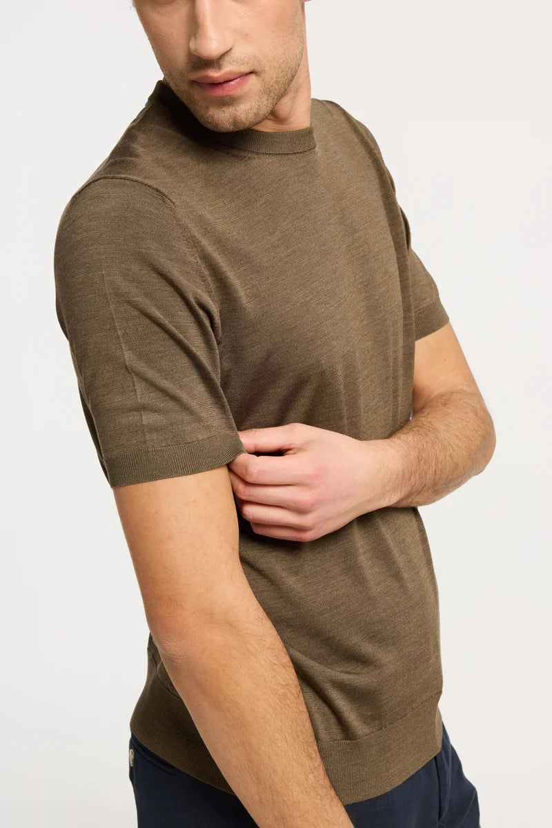 T-shirt in maglia di Seta Extralight