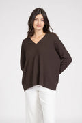 Maglia V over Cashmere blend