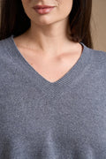 Maglia V over Cashmere blend