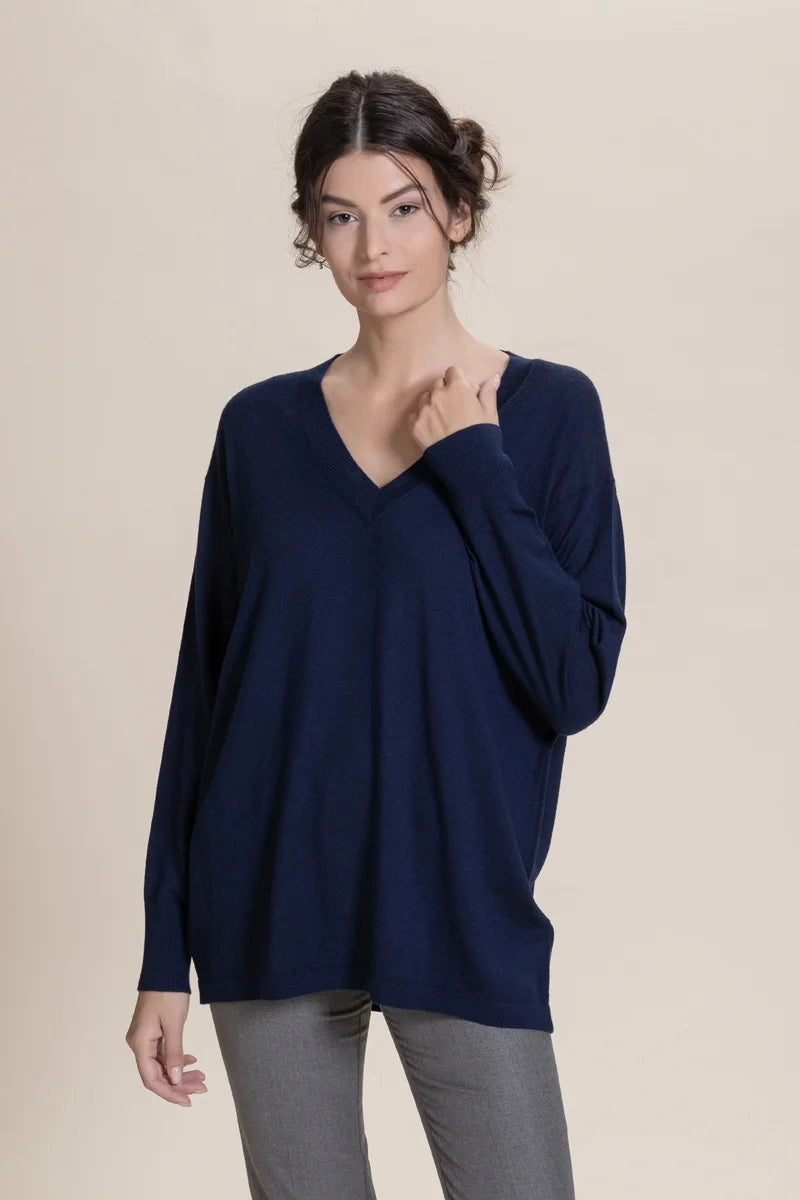 Maglia V over 100% Merino