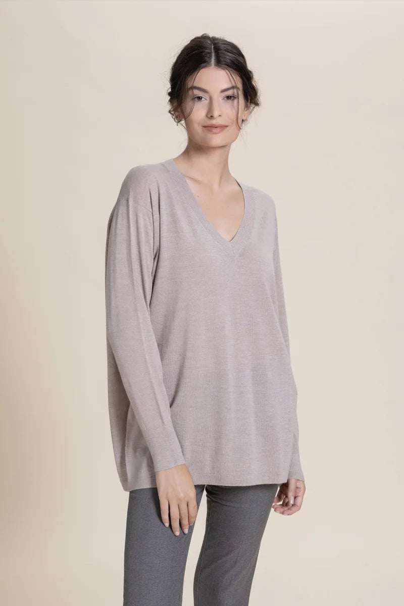 Maglia V over 100% Merino