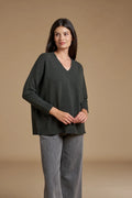 Maglia V over Cashmere blend